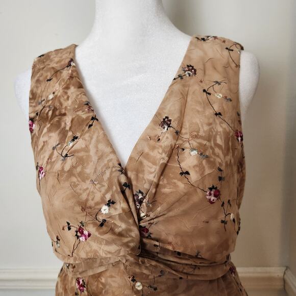 Vtg 90s Y2K B Moss Tank Top Size Medium Womens Fairy Grunge Babydoll WhimsiGoth - Picture 2 of 13